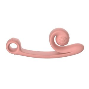 Snail Vibe Curve Duo Vibrator - Peachy Pink