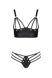 Malwia Strappy BH set - Zwart