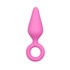 Roze buttplugs met trekring - setje_