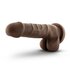 Dr. Skin - Realistische Dildo Met Zuignap 20 cm - Chocolate_