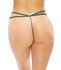 Zinnia Vlinder G-string Met Parels - Donkergroen_